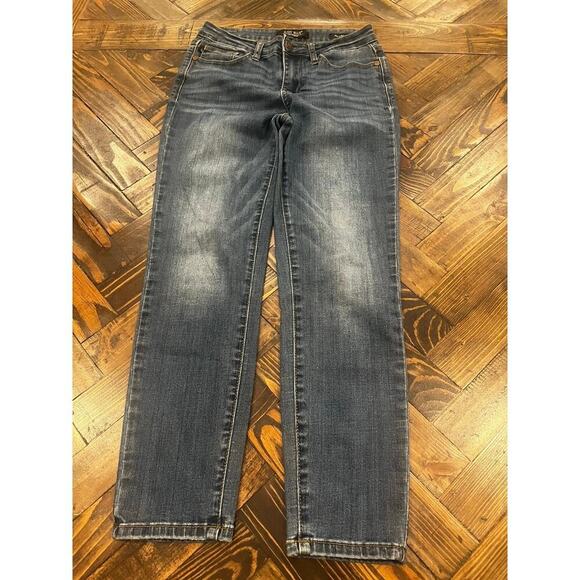Judy Blue Denim - Judy Blue Jeans Relaxed Fit Women 27 Academia Stretch Casual Comfy Preppy Grunge